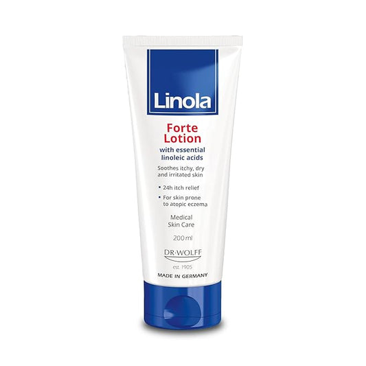Forte Lotion - Body Lotion with Essential Linoleic Acids - Nourishing Cream against Itching with 24-Hour Effect - Soothes Itchy, Dry & Irritated Skin - Made in Germany - 200 ml (6.8 Fl Oz)