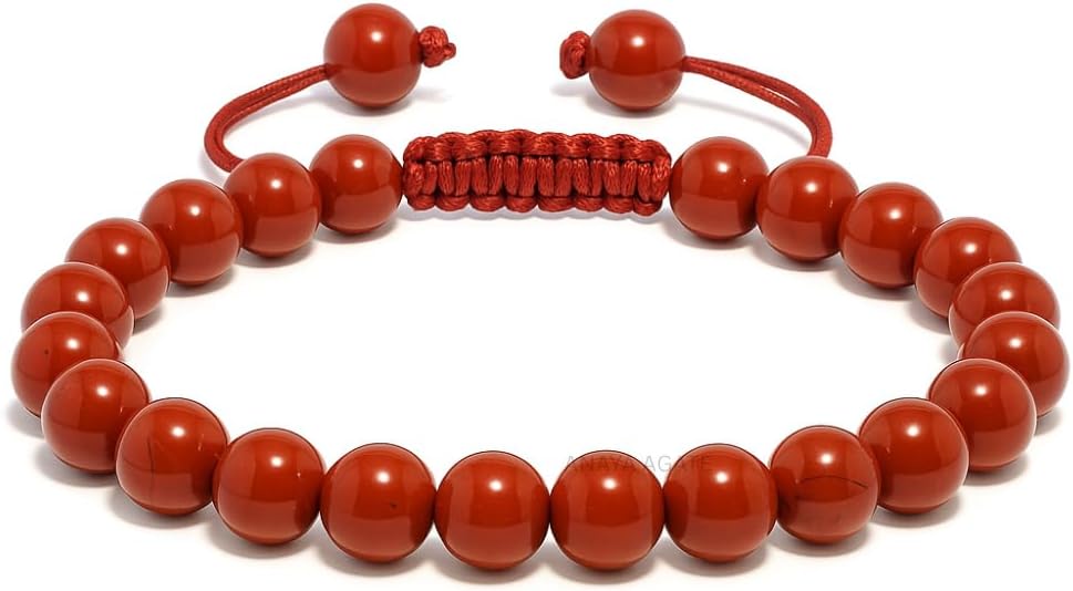 Energy Protection Crystal Handmade Adjustable Bead Bracelet Perfect for Men, Women’s Gift - Gemstone Healing Stretch Bracelet Pulsera Para Hombre Mujer Stocking Stuffer