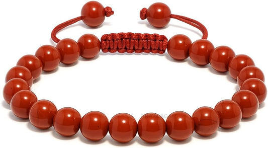 Energy Protection Crystal Handmade Adjustable Bead Bracelet Perfect for Men, Women’s Gift - Gemstone Healing Stretch Bracelet Pulsera Para Hombre Mujer Stocking Stuffer