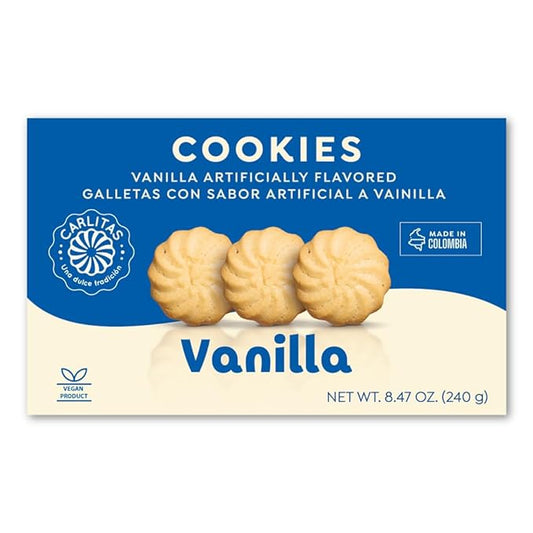 Carlitas Vanilla Cookies, 8.47 oz