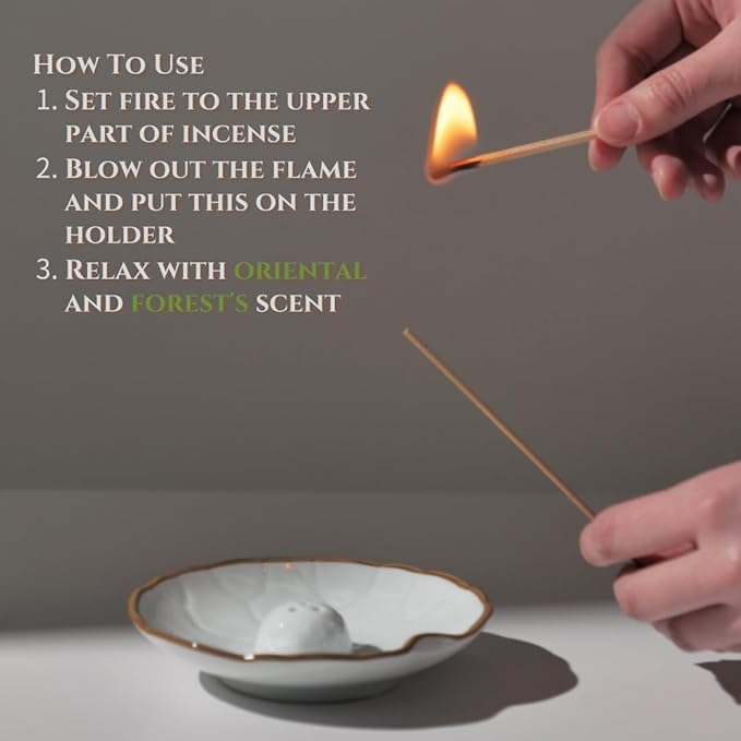 Incense Sticks (Mugwort), 120 Sticks, Korean Incense Stick, Over 90% Natural Scents, Premium Quality, Green (Mugwort)