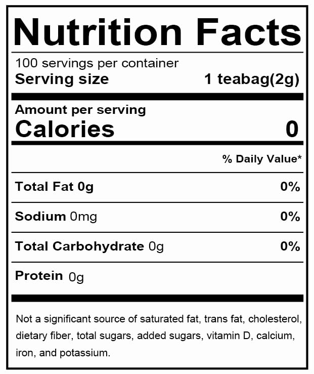 TeeLux Fruit Scented Jasmine Green Tea, Brisk Green Tea with Natural Fruity Jasmine Flavor, Pleasant Floral & Fruit Aroma, 100 Count