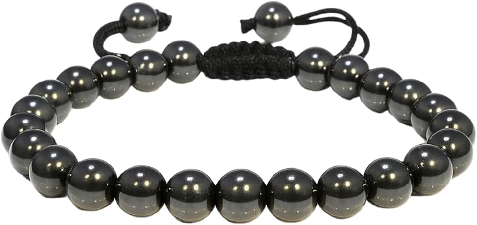 Energy Protection Crystal Handmade Adjustable Bead Bracelet Perfect for Men, Women’s Gift - Gemstone Healing Stretch Bracelet Pulsera Para Hombre Mujer Stocking Stuffer