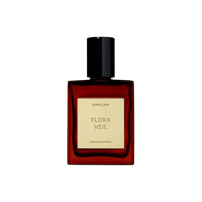 CYKLAR Perfume Oil Roll-On. Travel-Friendly Flora Veil Fragrance With Raspberry, Peony, and White Amber Notes. Long-Lasting Essential Oil Parfum For Women and Men. 0.5 Fl Oz Scented Rollerball Bottle