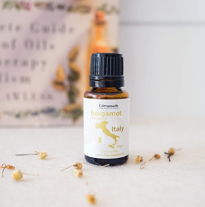 Bergamot Essential Oil - Direct from Citrusmade in Sicily- Pure Essential Oil for Diffusers and Aromatherapy | 100% Pure Therapeutic Grade (8oz)