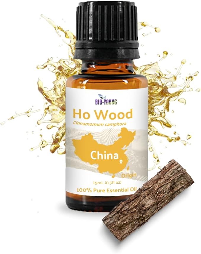 Ho Wood Essential Oil Direct from Malagassi - Ho Wood Essential Oil for Diffusers, Candle-Making, Soap-Making, Aromatherapy, for Skin and Hair (15 mL)