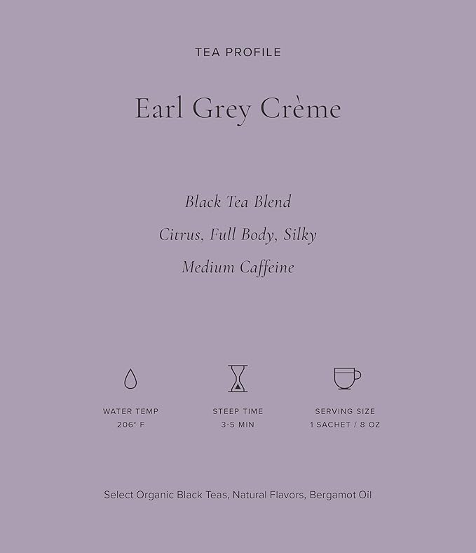 Art of Tea | Earl Grey Crème | 12 Count Sampler Box