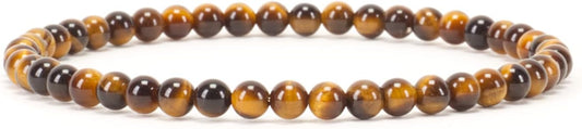 Cherry Tree Collection - Small, Medium, Large Sizes - Gemstone Beaded Bracelets For Women and Men - 4mm Round Beads
