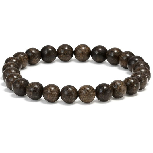 Bronzite Bracelet, Natural Healing Crystal Bracelet for Women and Men, 8mm Round Beaded Bracelet for Spiritual Healing, Protection, Positive Energy, Elastic Adjustable Size Gemstone Bead Bracelet