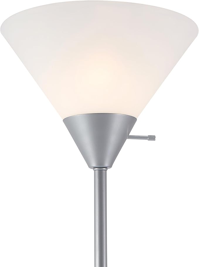 Globe Electric 67150 Elliott Floor Lamp, Silver (Pack of 2)