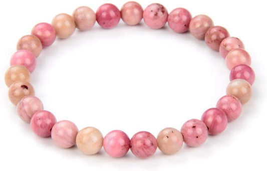 Adabele 1pc Natural Stretch Gemstone Bracelet 6mm (0.24 Inch) Bead 7" 7.5" 8 inch Healing Crystal Quartz Energy Chakra Jewelry Women Birthday Gift