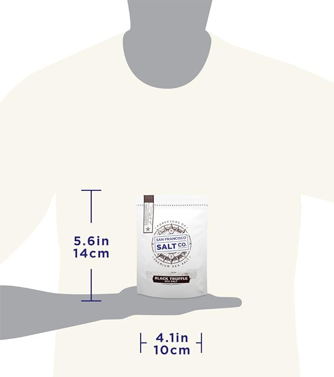 5 oz. Resealable Pouch - Authentic Italian Black Truffle Salt by San Francisco Salt Company