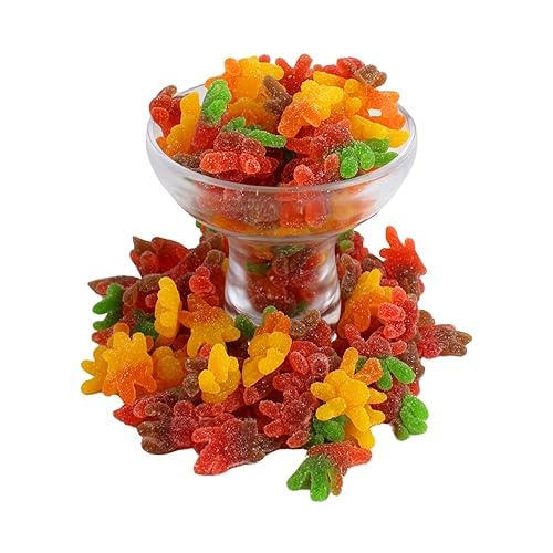 Hairy Gummy Spiders Candy - Sugar Dusted Spider Gummies - Edible Halloween Spiders, by Queen City Candy Cave (2 Pound)