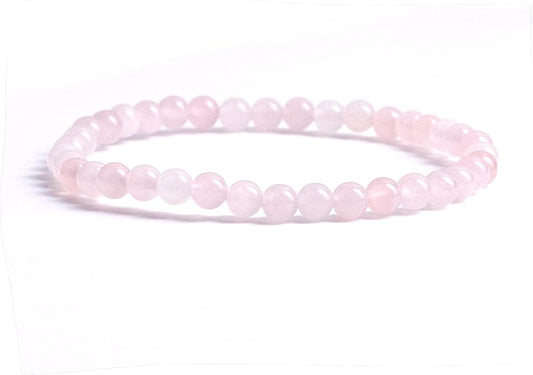 Cherry Tree Collection - Small, Medium, Large Sizes - Gemstone Beaded Bracelets For Women and Men - 4mm Round Beads