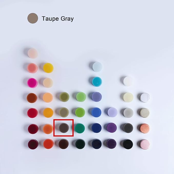 MOZEAL 3" x 4" Hand-Poured Unscented Candle, Dripless Pillar Candle Set of 3, Long Clean Burning, Approx 72 Hours Burn Time, Rustic Country Style, Wedding, Winter Elegance, Home Decor, Taupe Gray