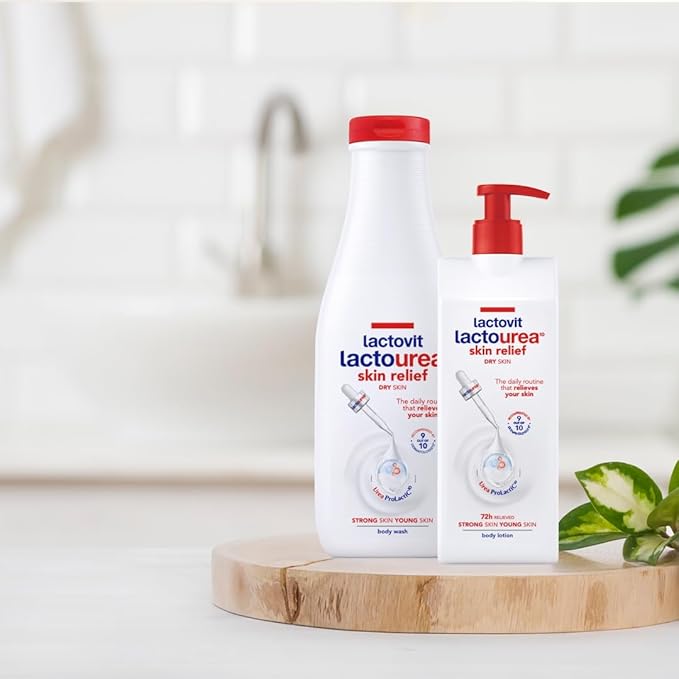 Lactovit | Lactourea Body Lotion | Hydrating Moisturiser for Dry Skin | With Urea ProLactiC10 Complex, Lactic Acid & Pure Urea | Soft & Youthful Skin | Dermatologist Recommended | 400 ml