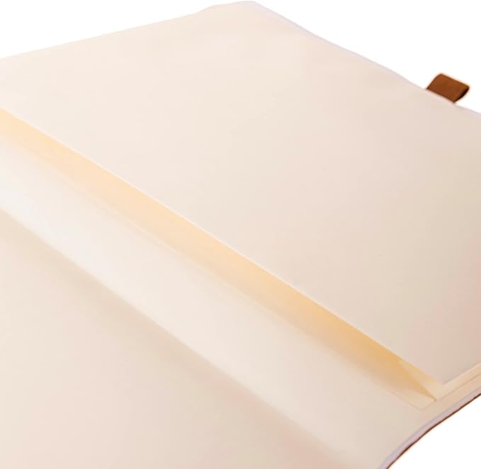 Graphique Apollo Vegan Leather Journal | Hardcover Notebook | 192 Lined Pages | Inner Pocket, Pen Loop, Elastic Closure | Work, Diary, Notes | 8” x 10”