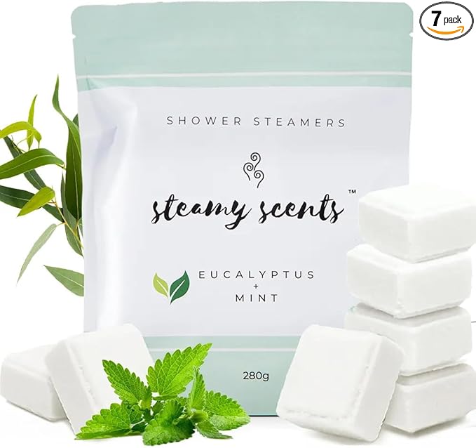 Shower Steamer - Relaxing spa Experience Eucalyptus Mint Aromatherapy for Soothing Relief at Home