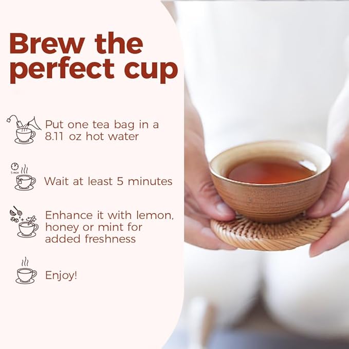 WOTIHA-Natural Burdock root tea 150g.75 Herbal Tea Bags.Non-GMO • Additive-Free • Caffeine-Free • Sugar-Free • Vegan