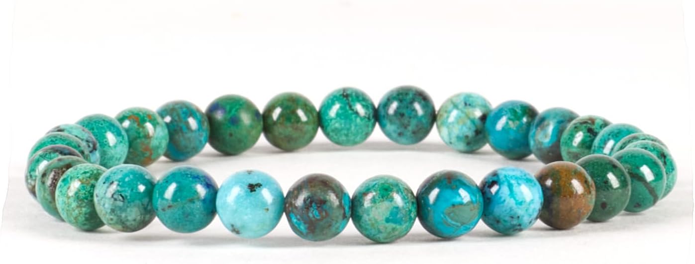 Cherry Tree Collection - Small, Medium, Large Sizes - Gemstone Beaded Bracelets For Women and Men - 6mm Round Beads