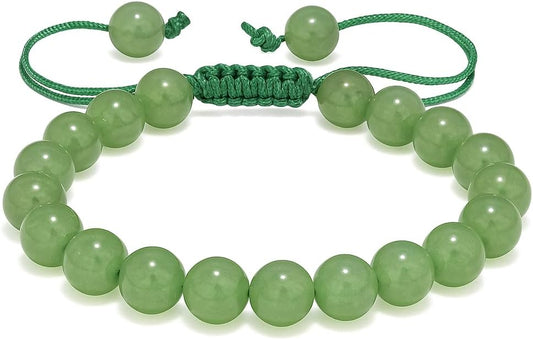 Energy Protection Crystal Handmade Adjustable Bead Bracelet Perfect for Men, Women’s Gift - Gemstone Healing Stretch Bracelet Pulsera Para Hombre Mujer Stocking Stuffer