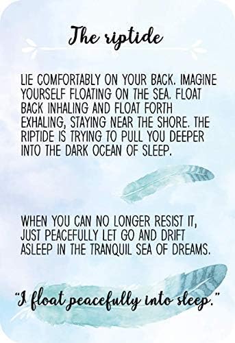 Sleep Tight Cards – 45 Meditation and Mindfulness Cards - Calm Down and Relax & Relief Stress and Anxiety - Self Care, Therapy & Counseling Tool