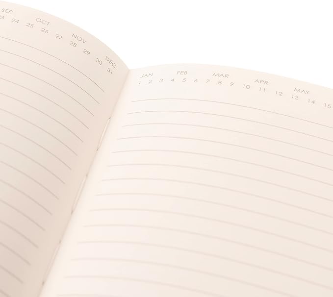 Graphique Apollo Vegan Leather Journal | Hardcover Notebook | 192 Lined Pages | Inner Pocket, Pen Loop, Elastic Closure | Work, Diary, Notes | 8” x 10”