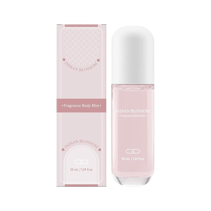 Body Mist Spray – Citrus & Floral Fragrance for Women – Daily Shower Mist & Refreshing Scent – 50ml Travel Size (INDIAN BLOSSOM)
