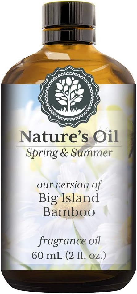 Big Island Bamboo Fragrance Oil (60ml) for Diffusers, Soap Making, Candles, Lotion, Home Scents, Linen Spray, Bath Bombs, Slime