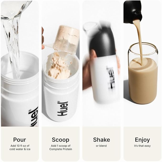 Huel Vegan Protein Powder | Strawberry | Complete Nutrition | 20g Protein Powder | 100% Plant-Based | 27 Vitamins & Minerals, Gluten Free, Non-GMO, Lactose Free | 26 Servings