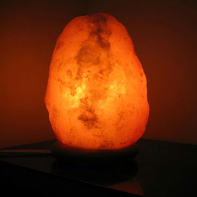 Himalayan Crystal Salt Lamp 9-18 lbs Free Cord and Bulb
