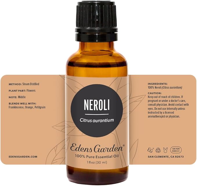 Edens Garden Neroli Essential Oil- 100% Pure Premium Grade, Undiluted, Natural, Therapeutic, Aromatherapy, The Best for Diffuser, Skin, Face, Kid Safe 30 ml (1 fl oz)