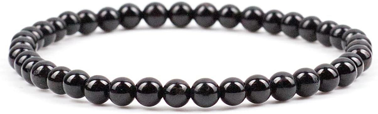 Cherry Tree Collection - Small, Medium, Large Sizes - Gemstone Beaded Bracelets For Women and Men - 4mm Round Beads