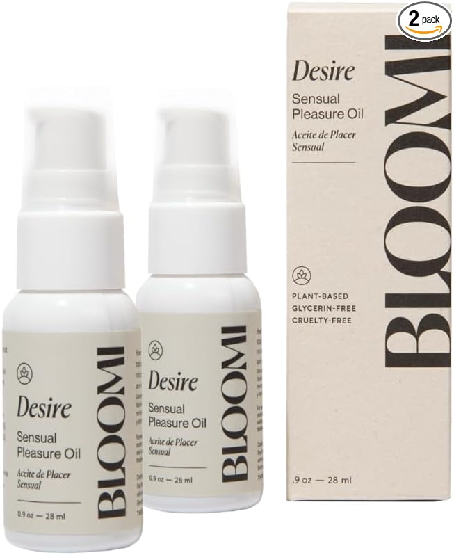 Bloomi Desire Body Oil, 0.9oz – Lightweight Fragrance-Free Massage Oil for Relaxation, Soothing Skincare, and Moisturizing Therapy – Vegan Formula with Natural Ingredients (2)