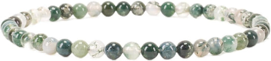 Cherry Tree Collection - Small, Medium, Large Sizes - Gemstone Beaded Bracelets For Women and Men - 4mm Round Beads