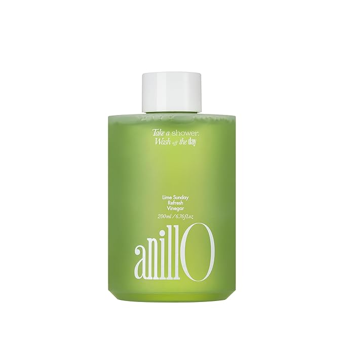 Lime Sunday Refresh Hair Vinegar with Vitamin C, Vinegar, Green Mint for Deep Cleansing Oily Scalp and Reducing Oil Production, Lime Citrus Scent, Silicone, Sulfate & Paraben Free (200ml / 6.76 fl.Oz)