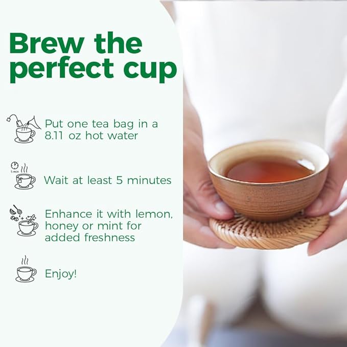 WOTIHA Natural Rosemary Leaf Tea 90g.60 Teabags.100% Pure Natural Rosemary Leaves,No Additives & Caffeine Free. Pure Herbal Tea