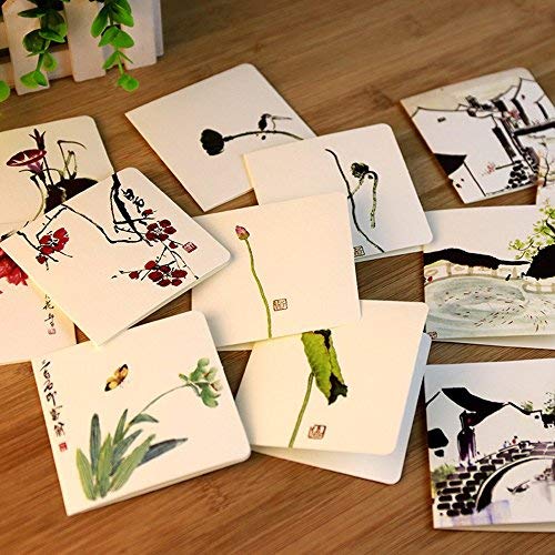 Featuring Hand-Drawn Thank You Cards-24pcs Assorted Blank All-Occasion Note Cards