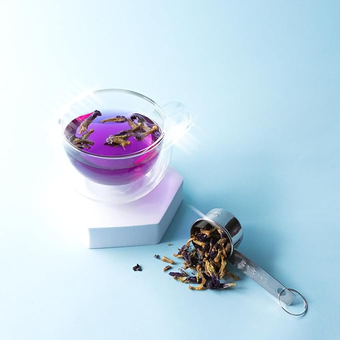 Organic Positively Botanicals Company, Butterfly Pea Flower, Herbal Tea Loose Leaf Botanical, 4 Ounce