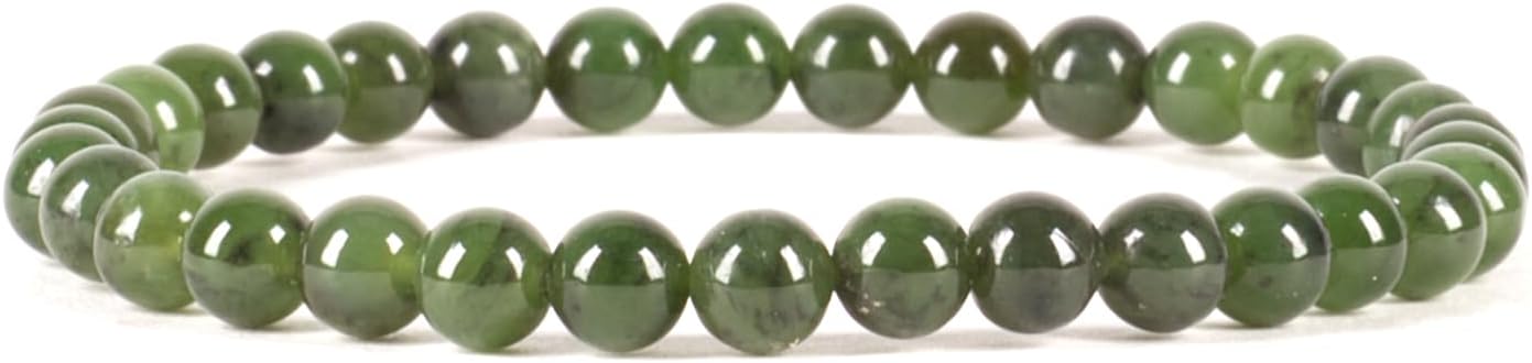 Cherry Tree Collection - Small, Medium, Large Sizes - Gemstone Beaded Bracelets For Women and Men - 6mm Round Beads