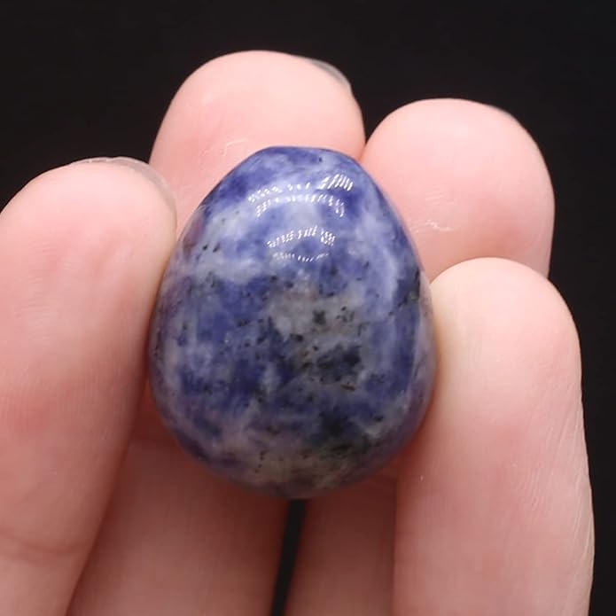 10PCS Egg Statue Natural Stone Decoracion Rose Quartz Amethyst Gemstones Mineral Yoga Healing Crystals Stone Ornament Room Decor