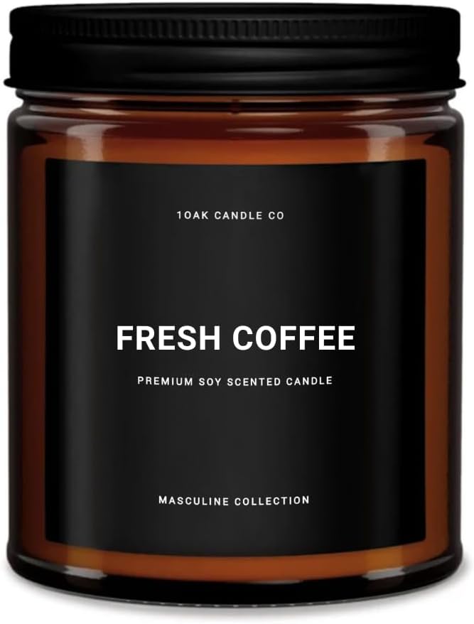 1OAK Scented Candles for Men - Fresh Coffee Candle - Espresso & Roast Coffee - Home Gifts (7oz.)