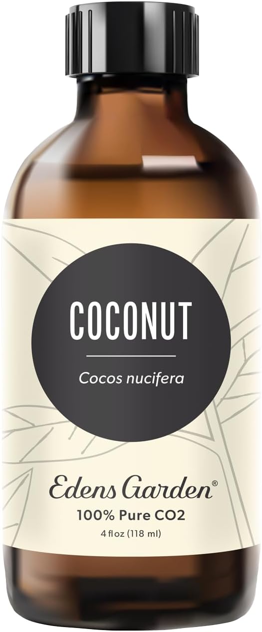 Edens Garden Coconut CO2 Essential Oil- 100% Pure Premium Grade, Undiluted, Natural, Therapeutic, Aromatherapy, The Best for Diffuser, Skin, Face, Hair 118 ml (4 fl oz)