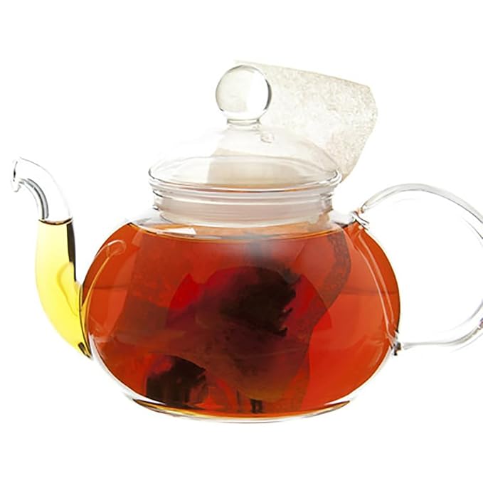 English Tea Store Blood Orange Flavored Black Loose Leaf Tea Pouches - 4oz | Ceylon Black Tea Blend with Sweet Citrus Notes | Fresh Fruity Aroma | Perfect Hot or Iced Tea