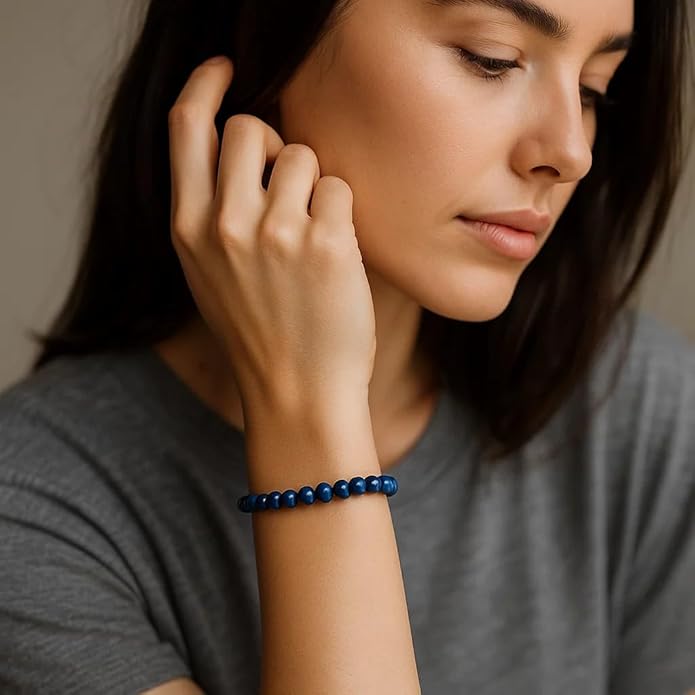 Cherry Tree Collection - Small, Medium, Large Sizes - Gemstone Beaded Bracelets For Women and Men - 8mm Round Beads