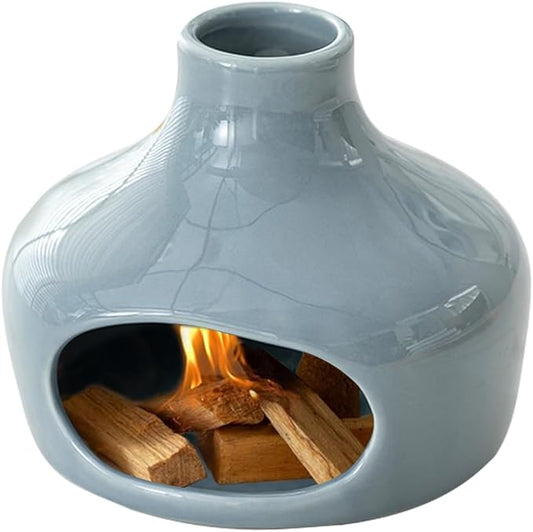 Handmade Ceramic Aroma Holder for Palo Santo Sage and Incense Sticks Meditation Yoga Relaxation Essential with Heat-Resistant Base Natural Home Decor Bowl