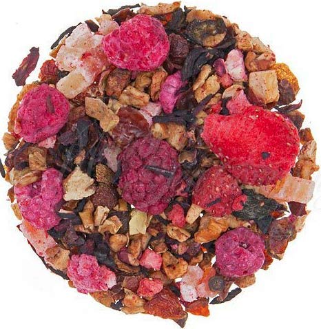 Denise's Fine Tea, USDA Organic, Lady Hannah's Whole Fruit, Herb and Fruit Tea, Caffeine-Free, Loose Leaf (100g)