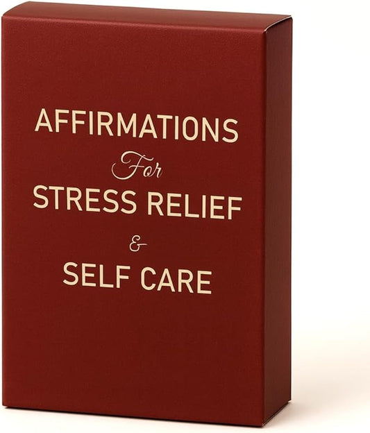 Stress Relief & Self Care Cards – Mindfulness Prompts for Anxiety Relief & Relaxation | Stress Balls Alternative | Self Care Gifts for Women,Inspirational Affirmation Cards, Stress Toys