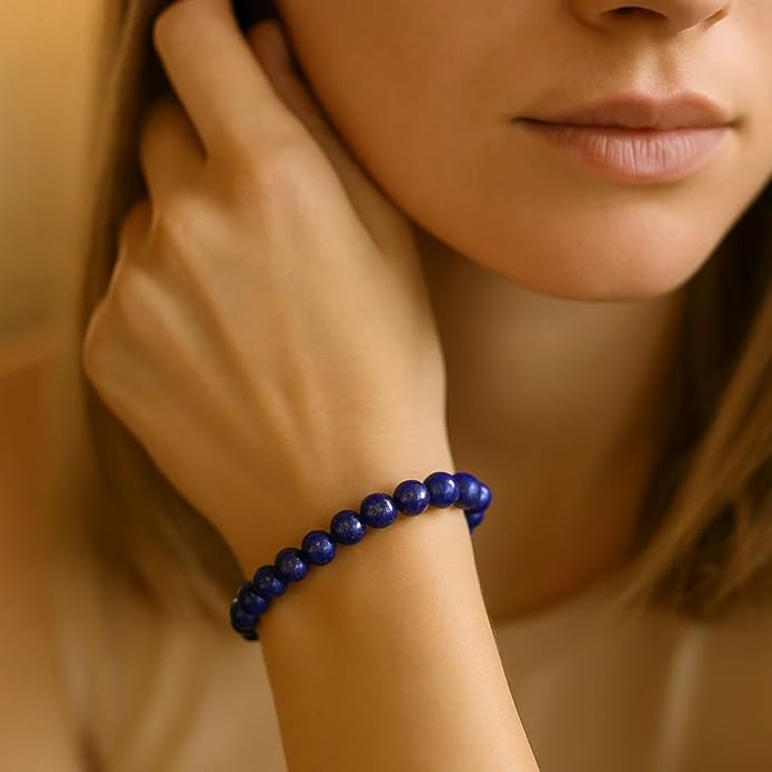 Cherry Tree Collection - Small, Medium, Large Sizes - Gemstone Beaded Bracelets For Women and Men - 8mm Round Beads