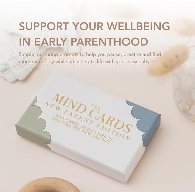 Mind Cards for New Parents 45 Cards for Daily Emotional Support for New Moms and Dads Mindfulness Exercises & Self Care